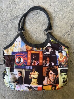 Elvis Presley Collage Tote Bag - Multicolor